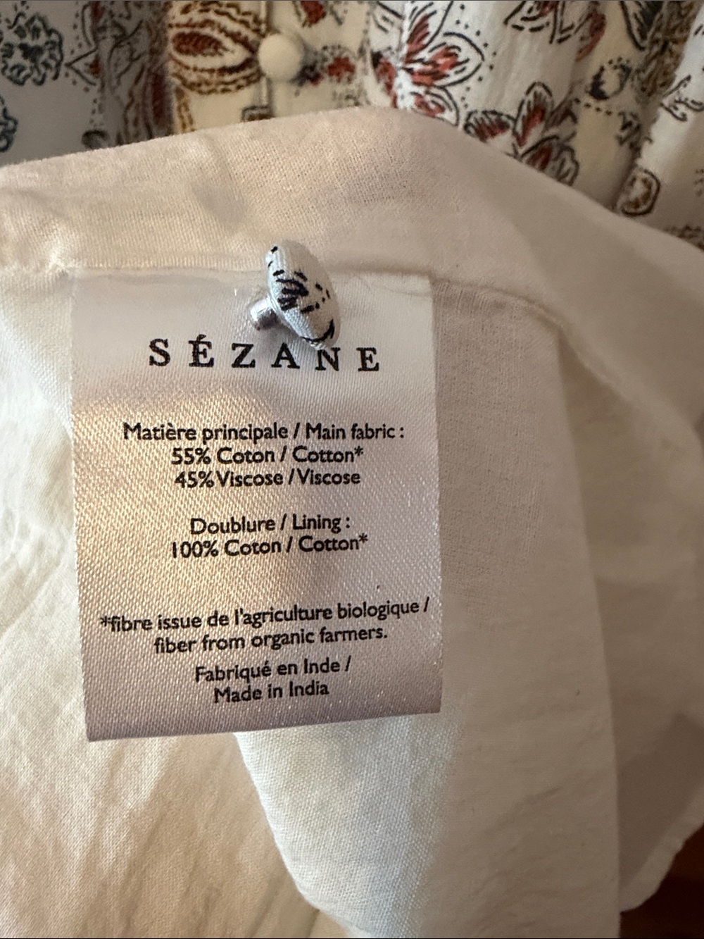Sezane Bonnie Botanic Garden Floral Maxi Dress Size XS - Picture 7 of 7